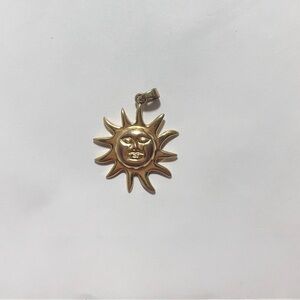 Sunburst Gold Pendant